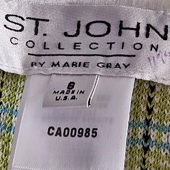St. John Collection by Marie Gray Knit Blazer (Size 6) - Picture 8 of 16